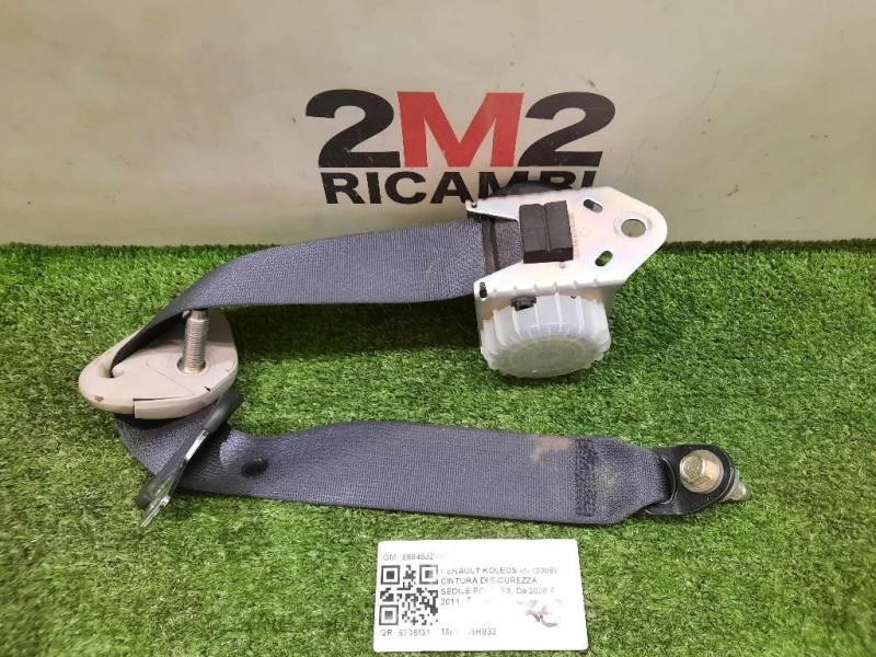 Cintura DI Sicurezza Sedile POST SX 88845JZ10A Renault Koleos I 2008