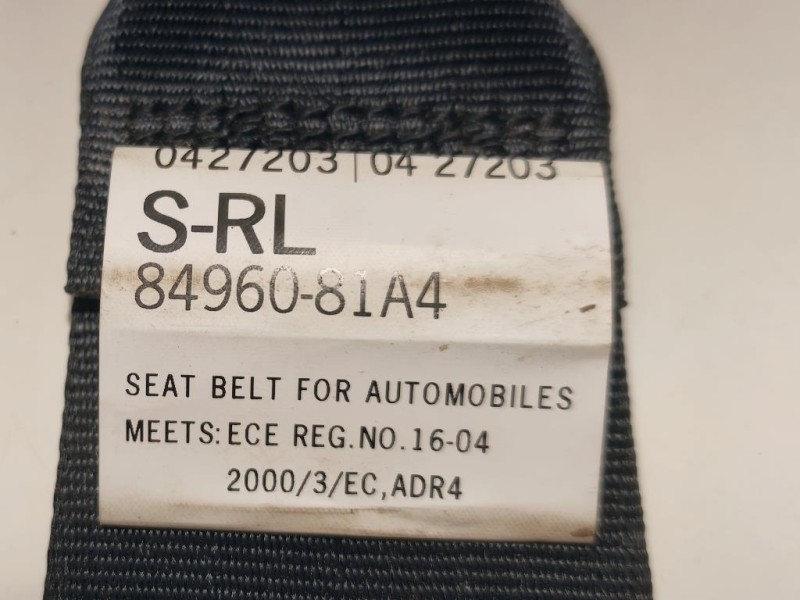 Cintura DI Sicurezza Sedile POST SX 84960-81A4 Suzuki Jimny I 1999