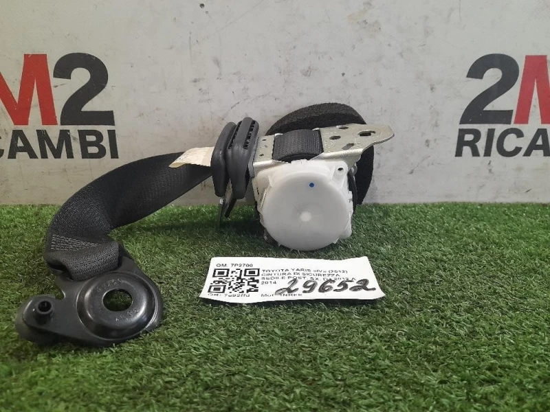 Cintura DI Sicurezza Sedile POST SX 7P2700 Toyota Yaris IV 2012