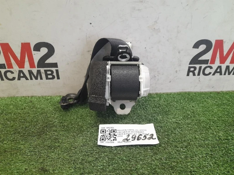 Cintura DI Sicurezza Sedile POST SX 7P2700 Toyota Yaris IV 2012