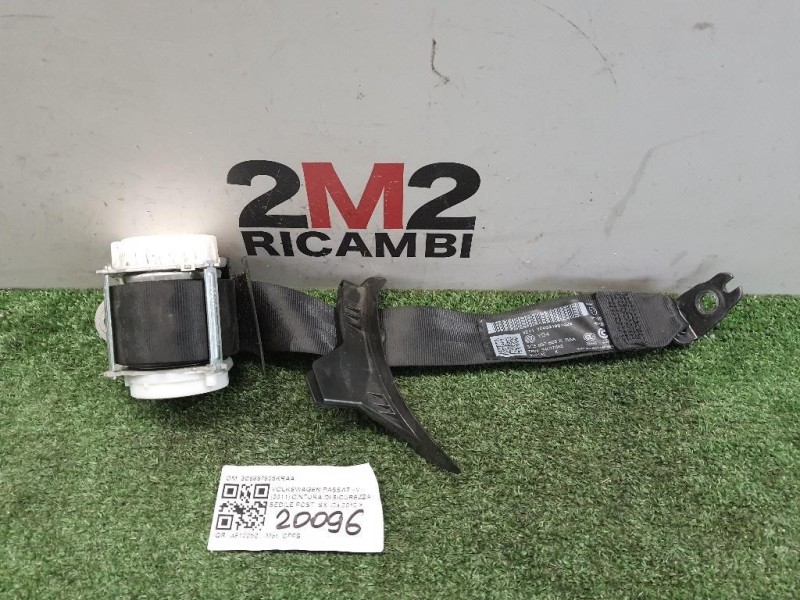 Cintura DI Sicurezza Sedile POST SX 3C5857805KRAA Volkswagen Passat VI 2011
