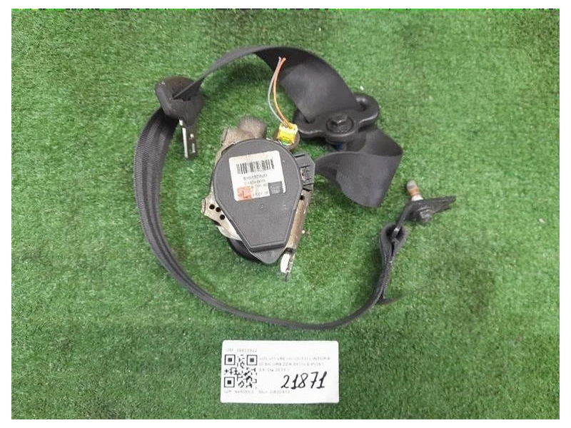 Cintura DI Sicurezza Sedile POST SX 39823322 Volvo V60 I 2013