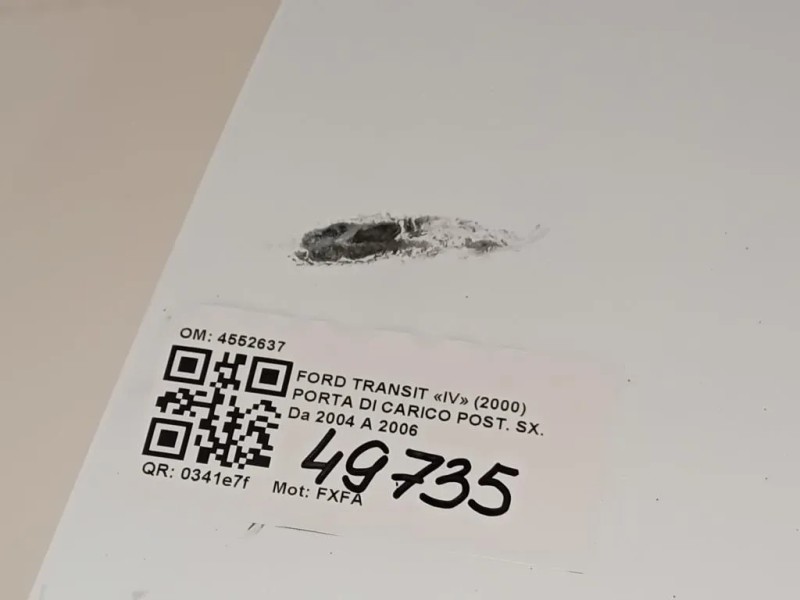 Porta DI Carico POST SX 4552637 Ford Transit IV 2000