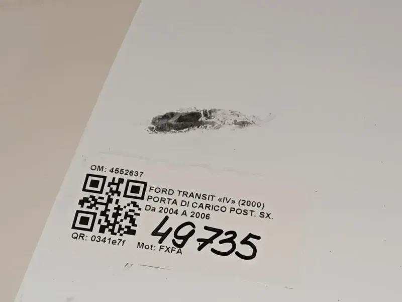 Porta DI Carico POST SX 4552637 Ford Transit IV 2000