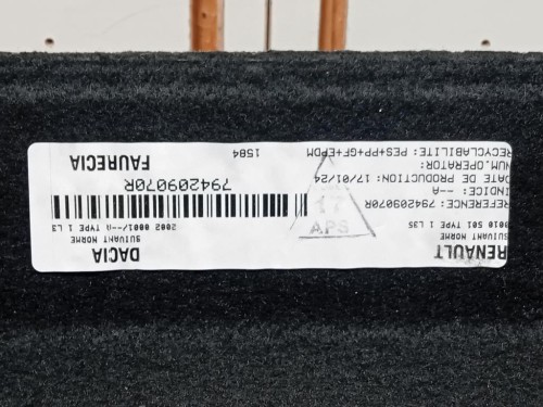 Ripiano Copertura VANO Bagagli