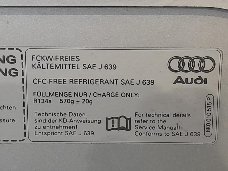 Cofano ANT Audi A4 8K5 Avant 2008