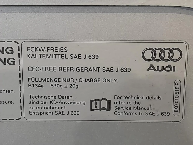 Cofano ANT Audi A4 8K5 Avant 2008