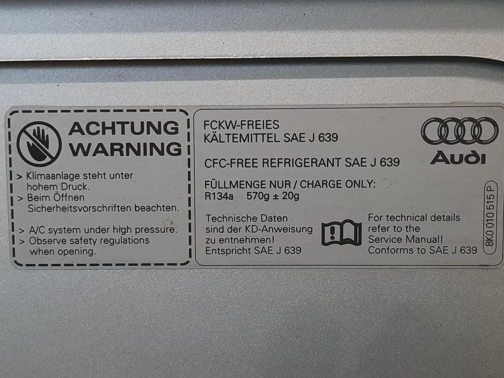 Cofano ANT 8K0010515P Audi A5 8T3 2008