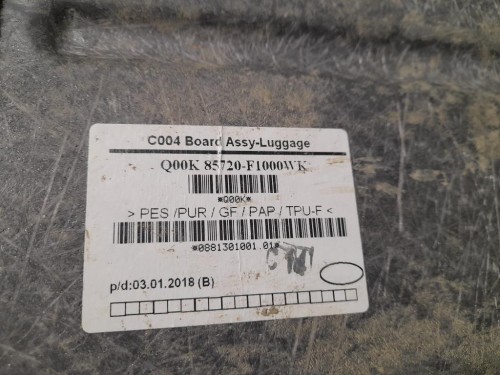 Ripiano Copertura VANO Bagagli