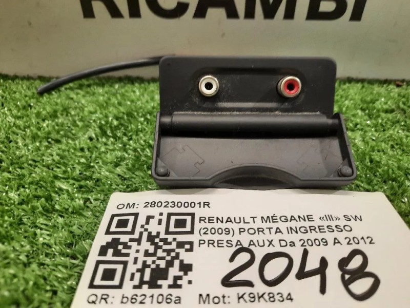 Porta Ingresso Presa AUX 280230001R AUX Renault Mégane III SW 2009