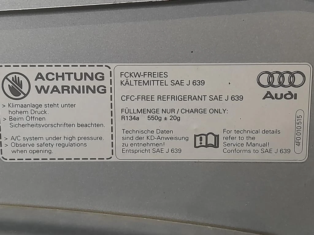 Cofano ANT 4F0823029F Audi A6 4F2 2008