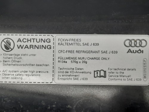 Cofano ANT 8K0010515P Audi Q5 8RB 2012