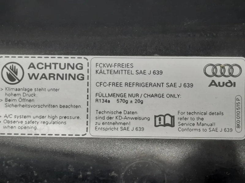 Cofano ANT 8K0010515P Audi Q5 8RB 2012