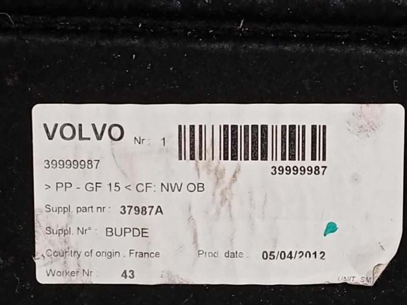Porta POST DX 8U0833052 Audi Q3 8UB 2012