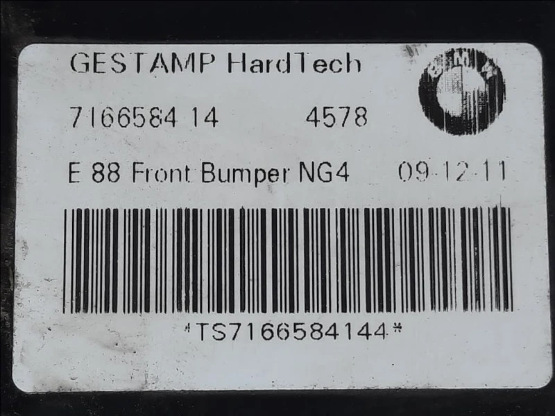 Rivestimento Frontale ANT 7166584 14 Bmw Serie 1 E82 Coupe 2005