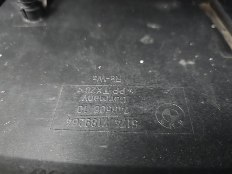 Rivestimento Frontale ANT 51747189264 Bmw Serie 1 E87 Berlina 2005