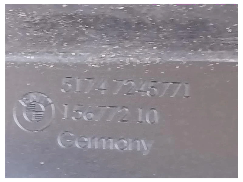 Rivestimento Frontale ANT 51747245771 PANNELLO ANTERIORE FRONTALE Bmw Serie 1 F20 Berlina 2012