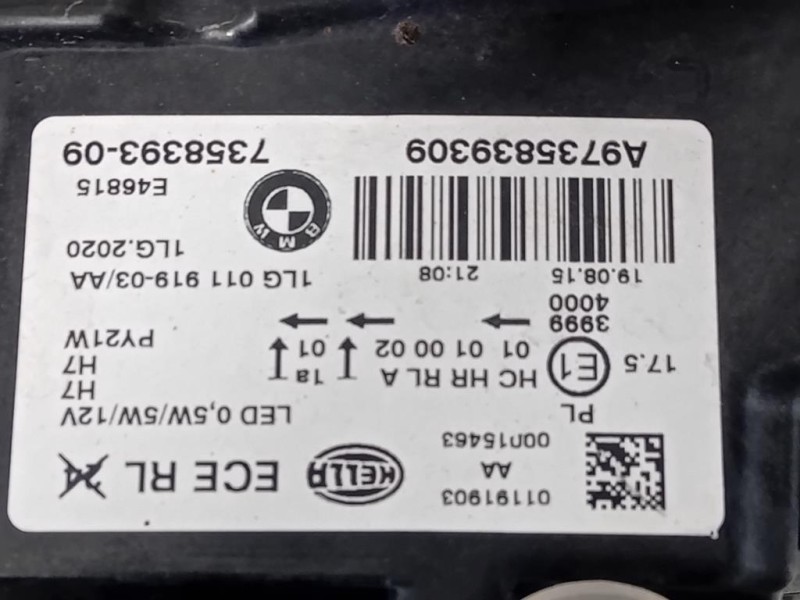 Rivestimento Frontale ANT RIVESTIMENTO FRONTALE ANT Bmw Serie 1 F20 Berlina 2015