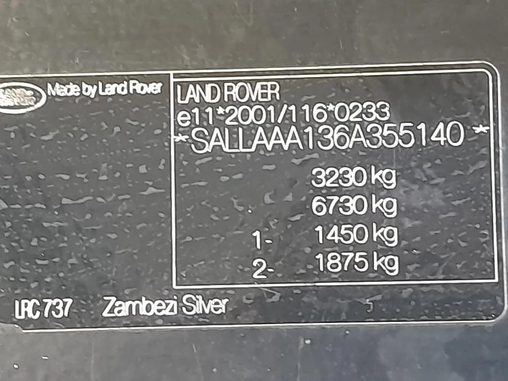 Rivestimento Frontale ANT LR054853 Land Rover Discovery III 2005