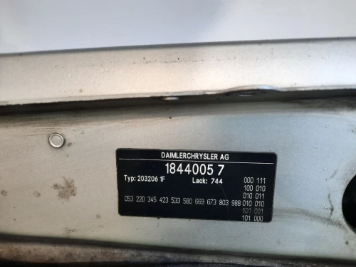 Cofano ANT A203880015728 Mercedes Classe C W203 2000