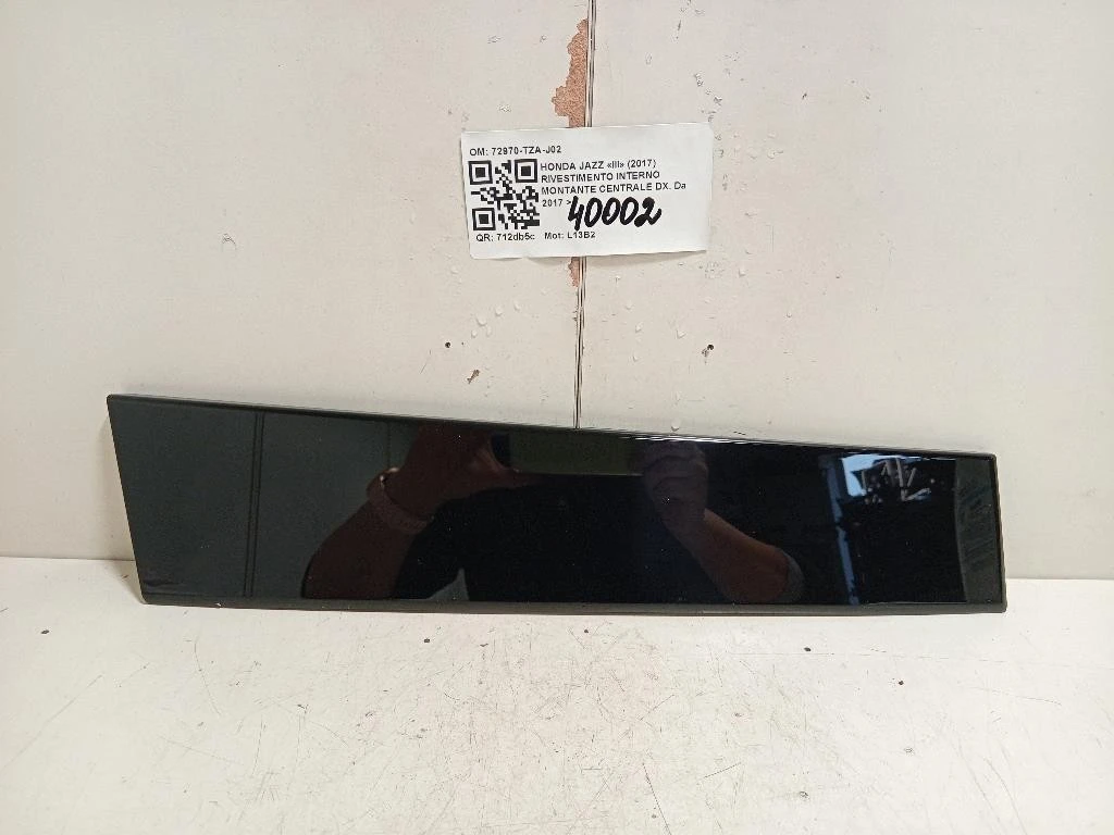 Rivestimento Interno Montante Centrale SX 72970-TZA-J01 Honda JAZZ III 2017