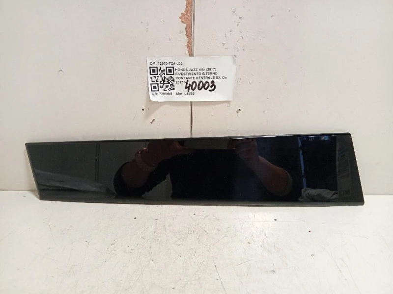 Rivestimento Interno Montante Centrale SX 72970-TZA-J03 Honda JAZZ III 2017