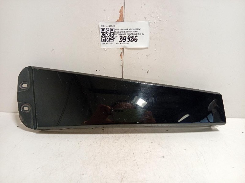 Rivestimento Interno Montante Centrale SX 141421-10 Mini MINI ONE F55 2014