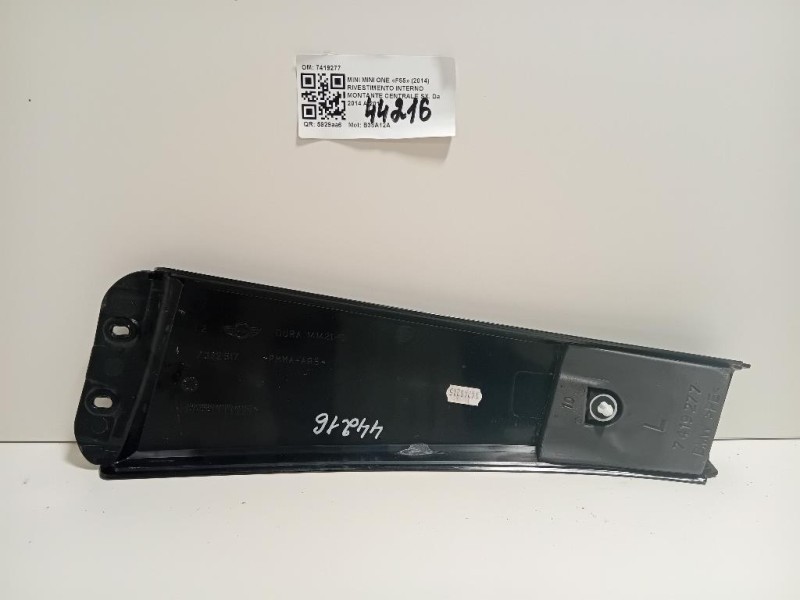Rivestimento Interno Montante Centrale SX 7419277 Mini MINI ONE F55 2014