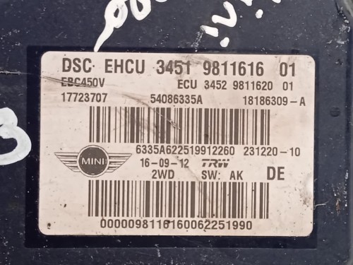 Cofano ANT 3451 9811616 01 Mini MINI Clubman R55 2008