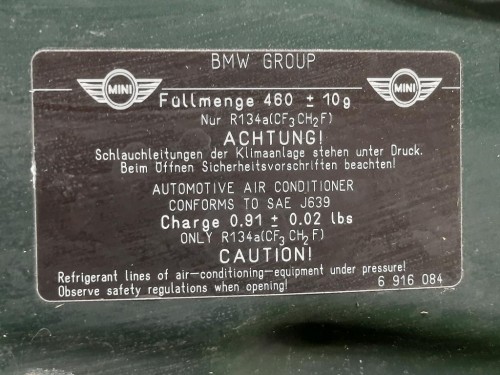 Cofano ANT COFANO Mini MINI Cooper R56 2007