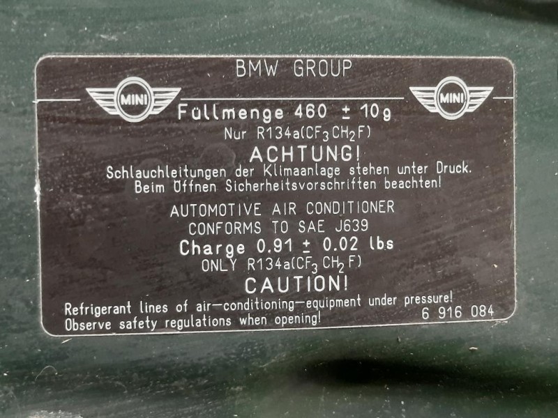 Cofano ANT COFANO Mini MINI Cooper R56 2007