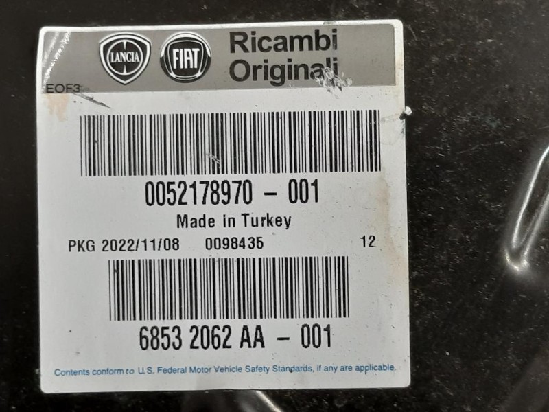 Rivestimento Lamiera POST 0052178970-001 Fiat TIPO II 2016