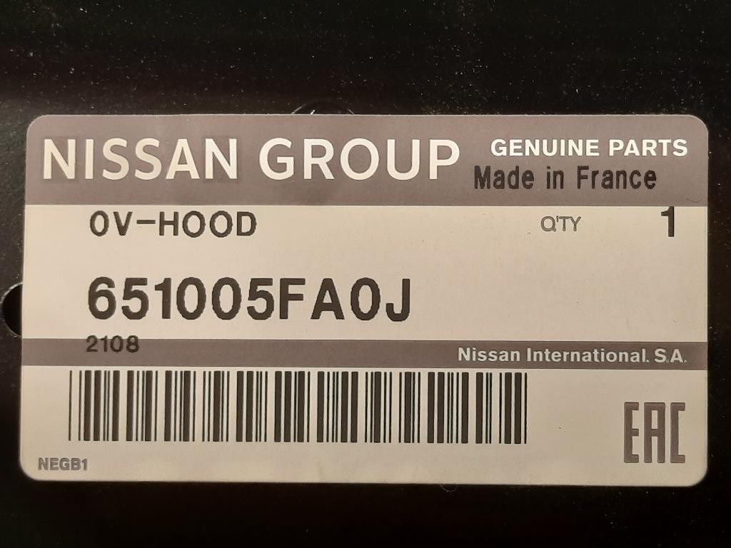 Cofano ANT 651005FAOJ Nissan Micra V 2016