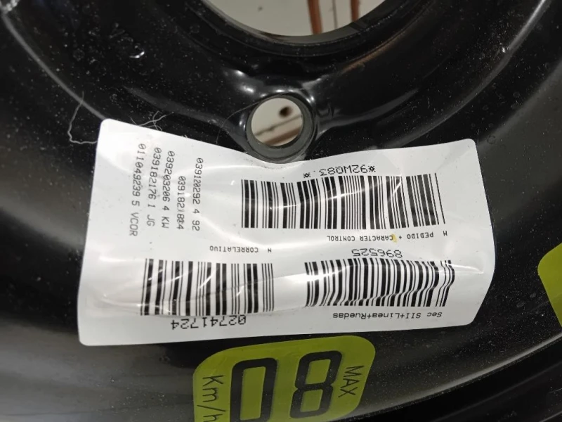 Ruota DI Scorta POST RUOTINO Opel Corsa F 2019