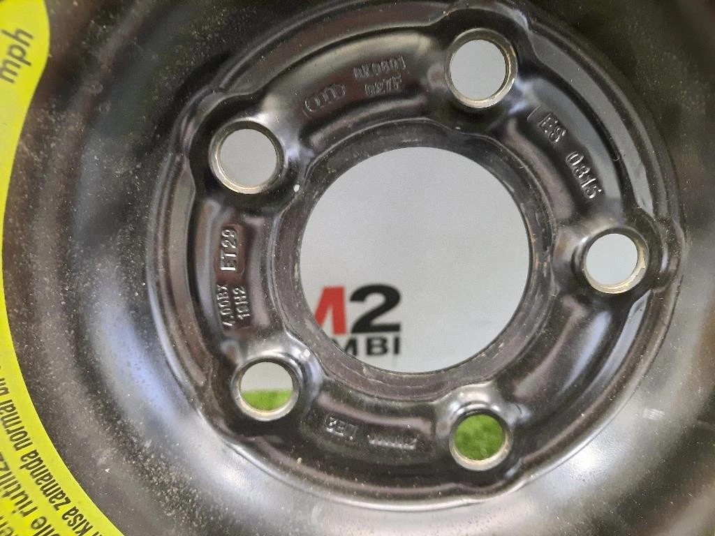 Ruotino DI Scorta POST 8K0601027F T12570 R19 100M Audi A4 8K5 Avant 2012