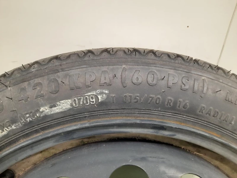 Ruotino DI Scorta POST T11570 R16 92M 400 BTX 16H2 ET41 Opel Astra J 2010