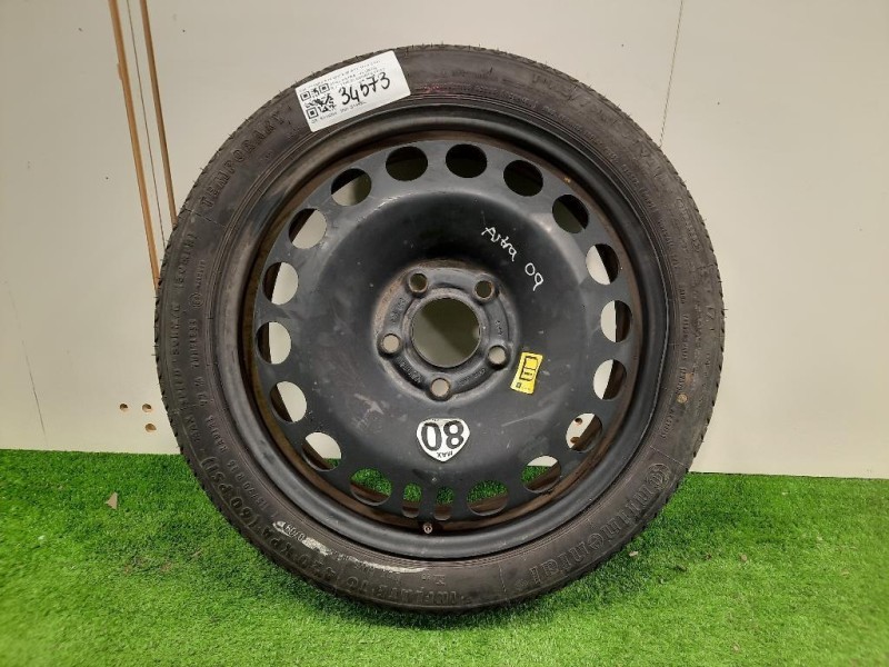 Ruotino DI Scorta POST T11570 R16 92M 400 BTX 16H2 ET41 Opel Astra J 2010