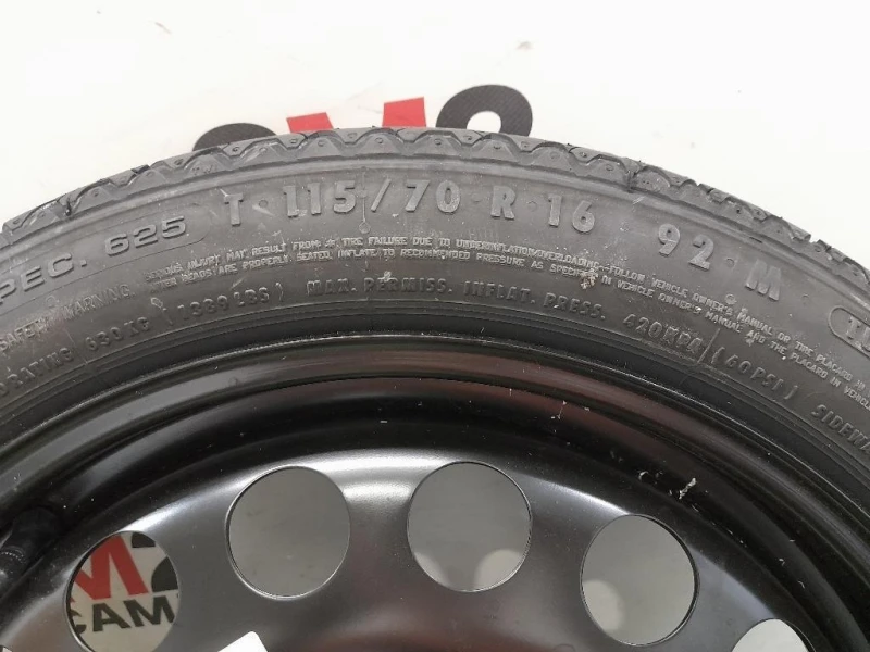 Ruotino DI Scorta POST 2160162 T11570 R16 Opel Astra K 2016