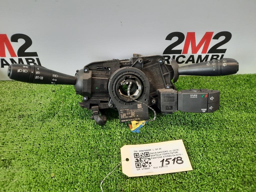 Scatola Commutatori Piantone Sterzo 255676909R Dacia Sandero II 2016