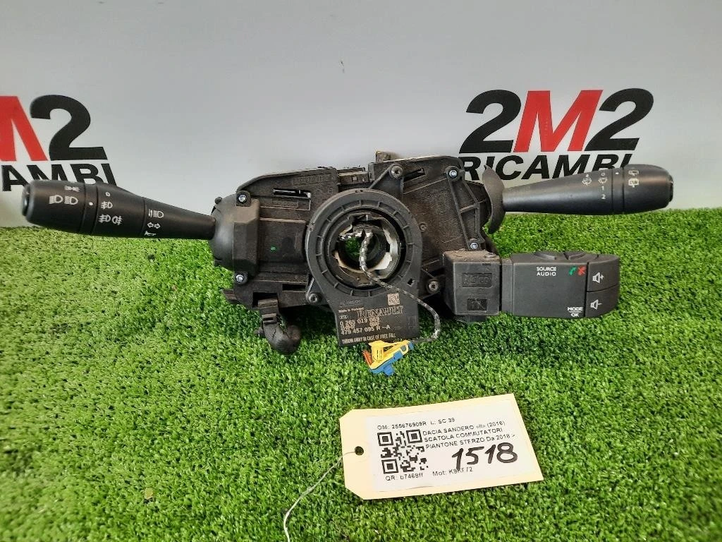 Scatola Commutatori Piantone Sterzo 255676909R Dacia Sandero II 2016