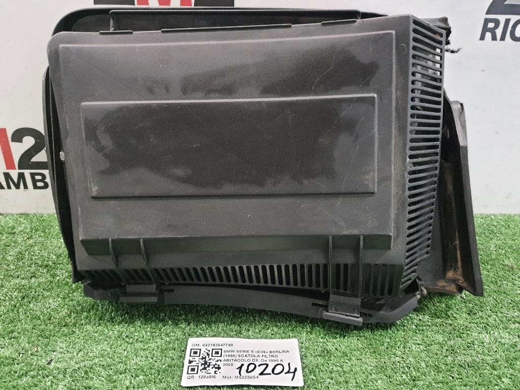 Scatola Filtro Abitacolo DX 64318364774 Bmw Serie 5 E39 Berlina 1996