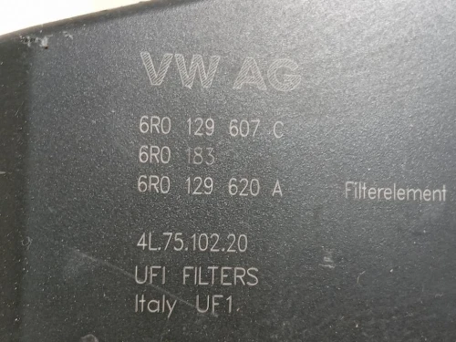 Scatola Filtro ARIA 6R0 129 607 C Audi A1 8XA Sportback 2012