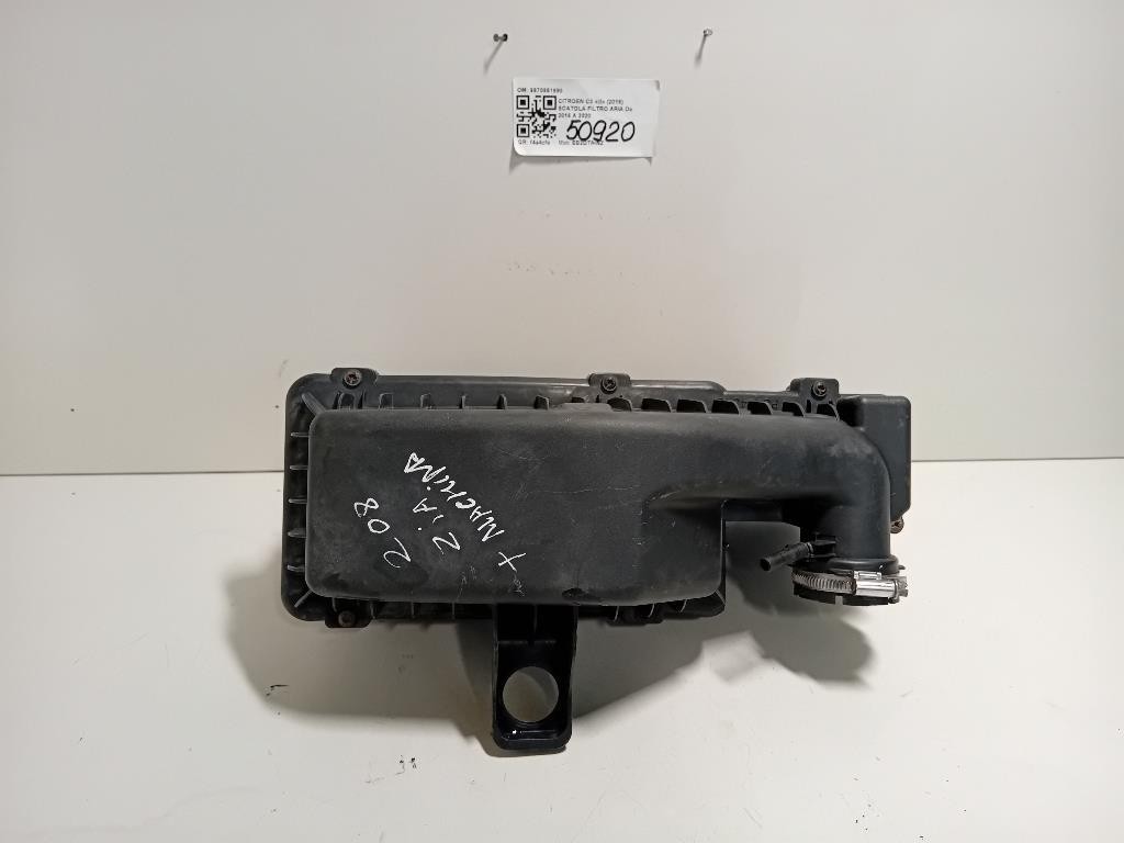 Scatola Filtro ARIA 9670851880 Citroen C3 III 2016