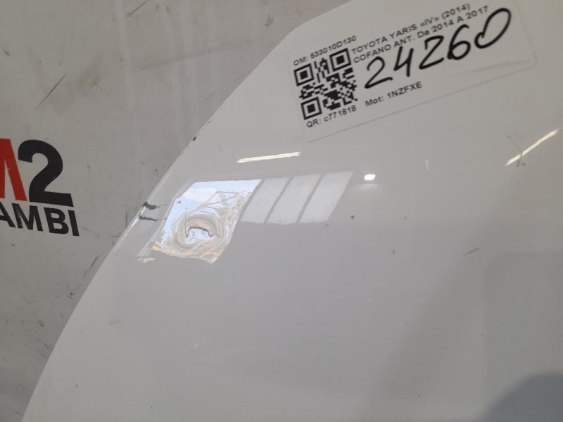 Cofano ANT 533010D130 Toyota Yaris IV 2014
