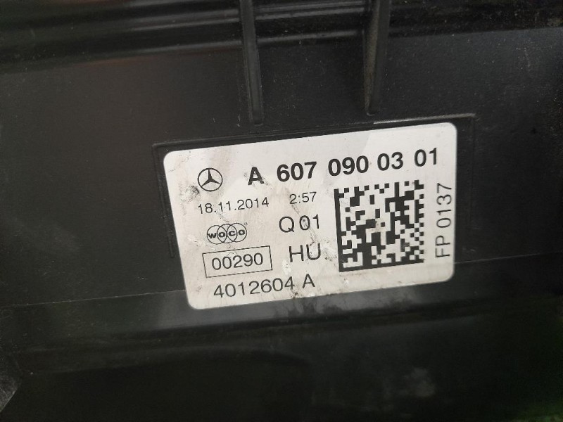 Scatola Filtro ARIA A6070900301 Mercedes Classe A W176 2013