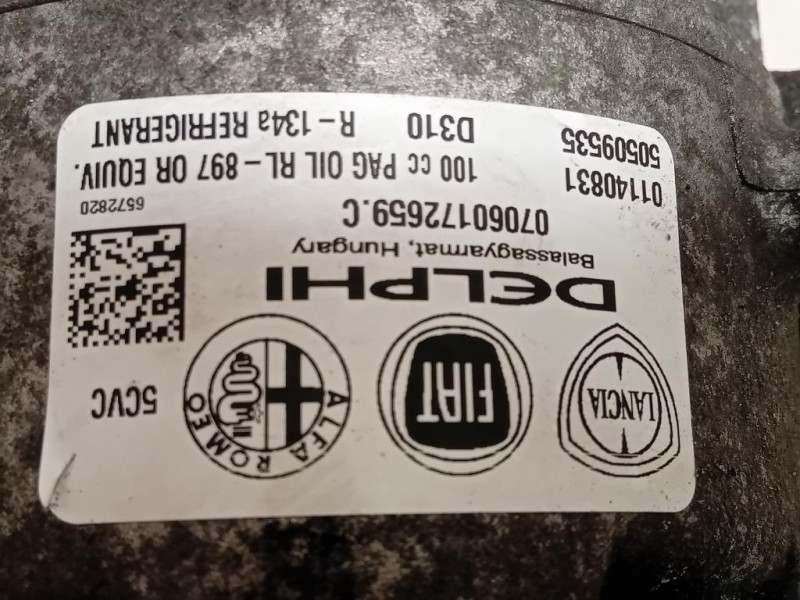 Compressore AC 50509535 Alfa Romeo Giulietta 2010