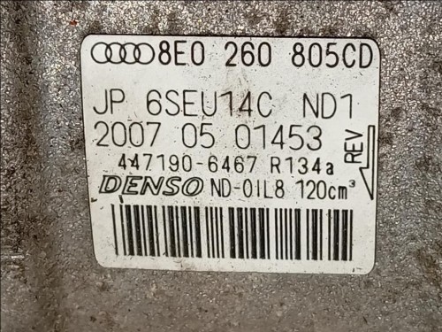 Compressore AC 8E0 260 805CD Audi A4 8HE Cabrio 2006