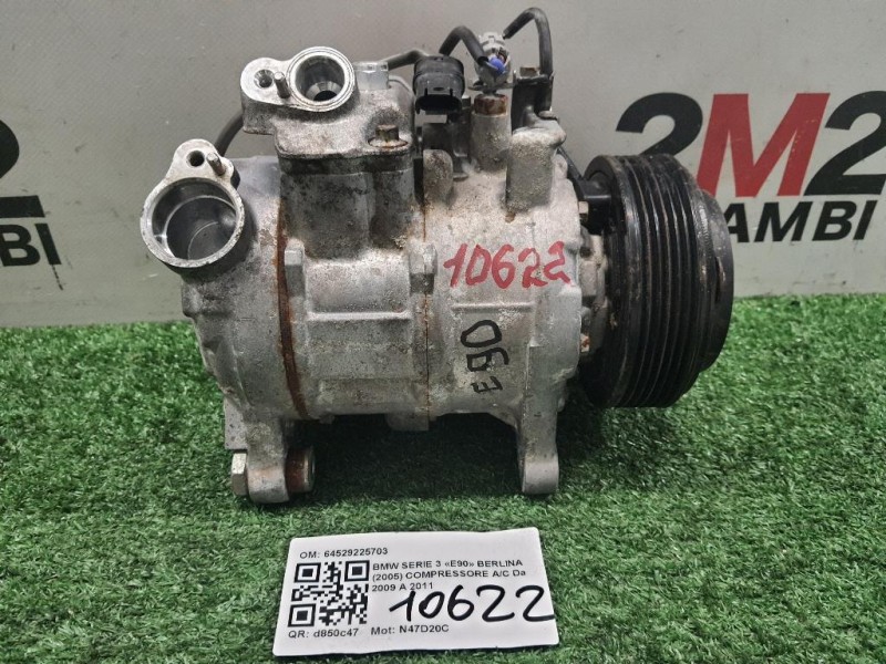 Compressore AC 64529225703 Bmw Serie 3 E90 Berlina 2005