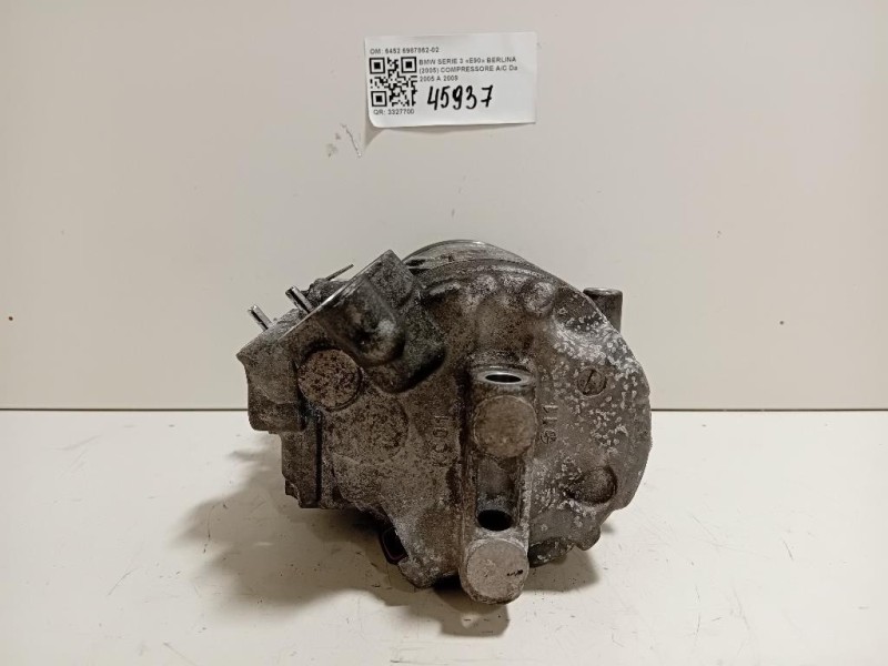Compressore AC 6452 6987862-02 Bmw Serie 3 E90 Berlina 2005