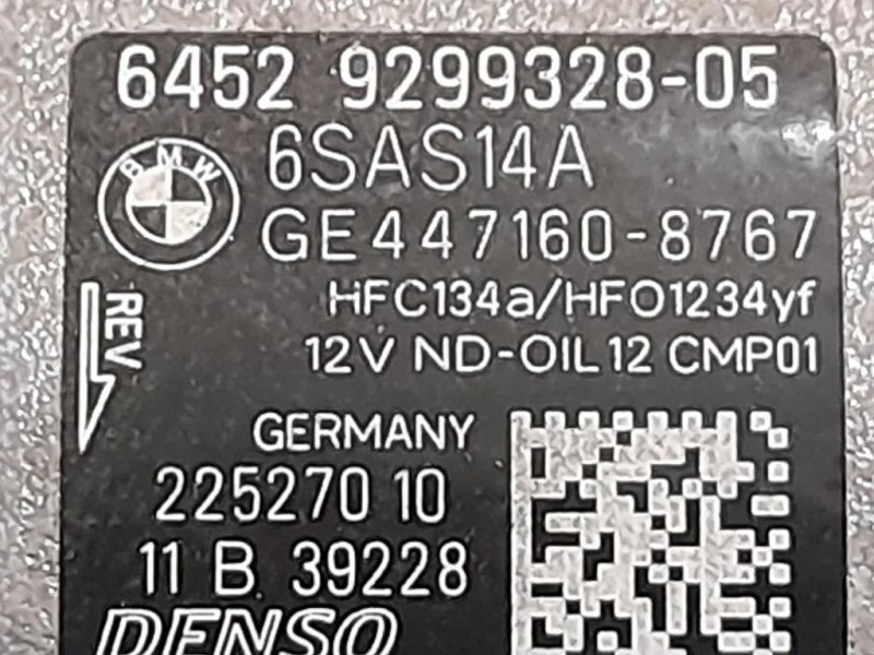 Compressore AC 929932805 Bmw Serie 3 F30 Berlina 2015